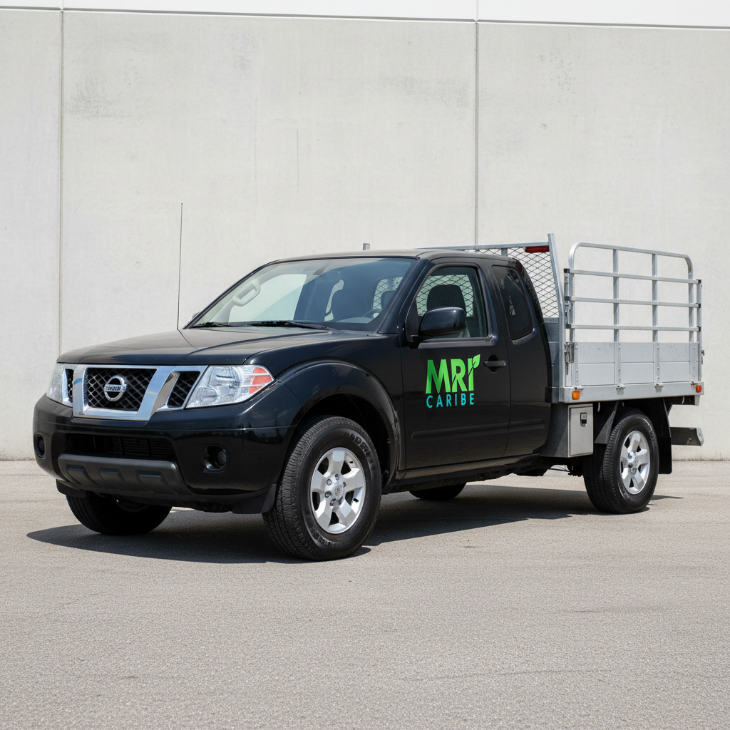Nissan Frontier con caja de servicio — MRI Caribe